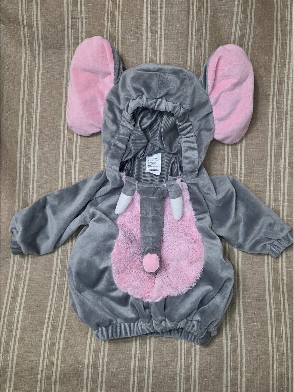 Elephant Plush Halloween Costume 6-12 Months Babies Infants